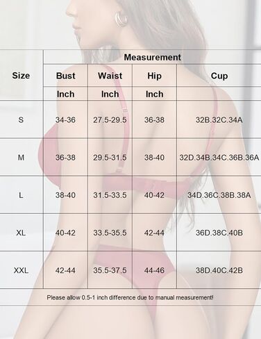 Avidlove Lingerie for Women Mesh Lace Bra and Panty Set 2 Piece Underwire Bralette Set Strappy Babydoll Bodysuit in Saudi Arabia