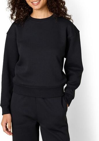 Amazon Essentials x Sofia Grainge Women's Boxy Drop Shoulder Crewneck Sweatshirt in Saudi Arabia
