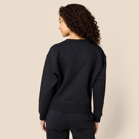 Amazon Essentials x Sofia Grainge Women's Boxy Drop Shoulder Crewneck Sweatshirt in Saudi Arabia