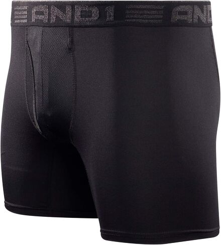 AND1 Men's Boxer Briefs–5 Pack Soft Stretch Compression Boxers for Men with Functional Fly - Performance Mens Underwear S-3XL in Saudi Arabia