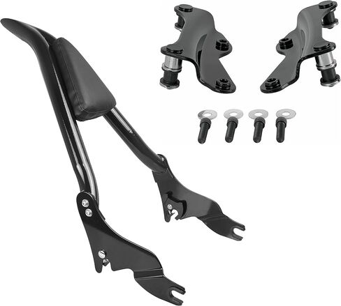 Adjustable Sissy Bar for Harley 2009 Later Touring Quick Release Passenger Backrest for Road King Road Glide Street Glide Electra Glide Road King Ultra CVO Limited 22" (2009-up) in Kuwait