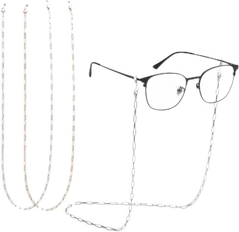 Glasses Chain for Women Sunglasses Eyeglass Strap for Girls 2 Pcs Stylish Eye Glasses Holders around Neck in Saudi Arabia