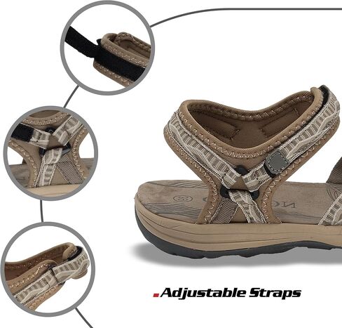 GRITION Women Hiking Sandals Girls, Outdoor Sport Water Shoes, Summer Flat Cross-Tied Sandals Open Toe Adjustable Walking Shoes in Saudi Arabia