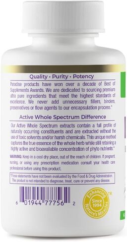 Paradise Herbs Bromelain Supplement, Vegan, Non GMO, Gluten Free, 60 Vegetarian Capsules in Kuwait