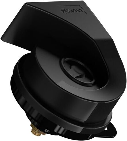 Basuri Wind Hyper Chrome Trumpet Horn (12V, 410/510 Hz, 105-118 dB) Set of 2 in Saudi Arabia
