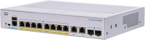 Cisco Catalyst 1200-8FP-2G Smart Switch, 8 Port GE, Full PoE, 2x1GE Combo, Limited Lifetime Protection (C1200-8FP-2G) in Saudi Arabia