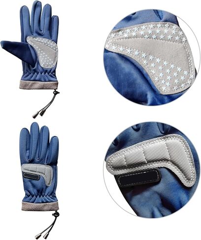 JIAHG Kids Winter Ski Snow Gloves Full-Finger Fleece Lined Waterproof Gloves for Boys Girls Outdoor Cycling Skiing Mittens in Kuwait