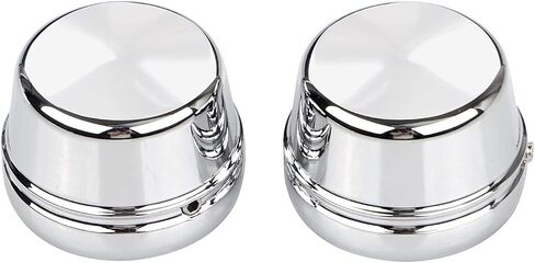 Chrome Front Axle Nut Covers for Harley Dyna Road Glide Electra Glide Street Glide Road King FLHX in Kuwait