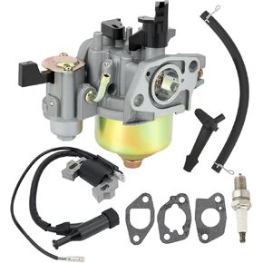 212cc Carburetor & Ignition Coil for Harbor Freight Predator 212cc R210 6.5HP 7HP OHV Horizontal Engine 68121 69727 69730 Go Kart Honda GX160 5.5 HP GX200 6.5 HP Engine