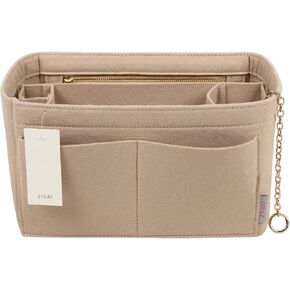 إدراج منظم المحفظة، منظم المحفظة اللباد مع سحاب وإدراج سفلي مخيط، يناسب Speedy Neverfull Graceful، 6 مقاسات in Kuwait