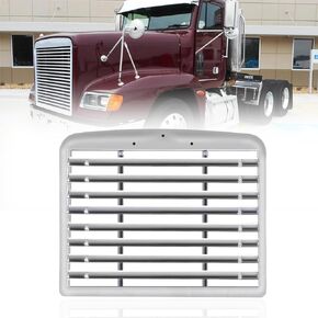 Front Black Grille With Bug Screen Compatible With 1990-2020 Freightliner FL 112 120