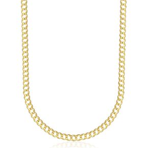 بوري جيويليرز قلادة من الذهب الصلب عيار 18 قيراط 4.5 ملم كوبي - صنع في إيطاليا in Kuwait