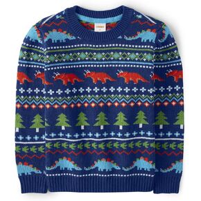 Gymboree,and Toddler Long Sleeve Sweaters,Christmas Dino,3T