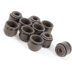 Motoforti 10 Pcs 4.5mm Top Inner Dia Rubber Valve Stem Oil Seal Brown for Motorcycle Long-lasting