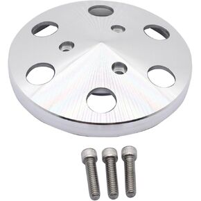 Billet Aluminum Air Conditioning AC Clutch Cover Black For Sanden 508 Compressor