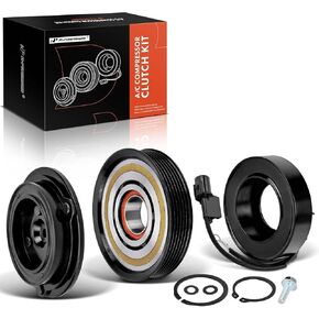 A-Premium Air Conditioner AC Compressor Clutch Kit Compatible with Hyundai Sonata 2008 2009 2010, 3.3L