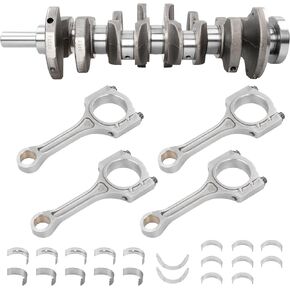 2.4L Engine Rebuild Overhaul Kit With Crankshaft Connecting Rod Set, Compatible with 2010-2020 Kia Forte Rondo Sportage Hyundai Tucson Sonata Santa 2.4, Replace# 23111-2G200 21020-2G020