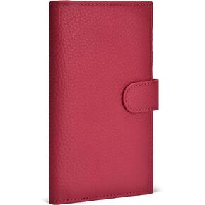 ESTALON Check Book Cover for Men and Women - Leather Standard Register Checkbook
