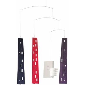 Guggenheim Building Hanging Mobile - 24 Inches - High Quality - Handmade in Denmark by Flensted