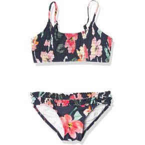 Seafolly Girls' Shirred Tankini Swimsuit Set
