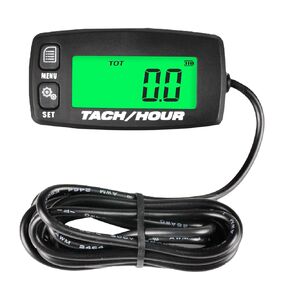 HM032R Digital Hours Tachometer, Maintenance Reminder,RPM Alert,Used for Gasoline Engine Powered Lawn Mower Generator Compressor Outborad Motor Motorcycle etc.