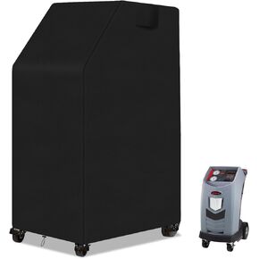 Dust Cover for A/C RRR Machines, Heavy Duty 600D Oxford Dust Cover, Compatible with Robinair AC1234-6, 34788NI, 34788NI-H, and 34988NI Models, with Zipper,Black