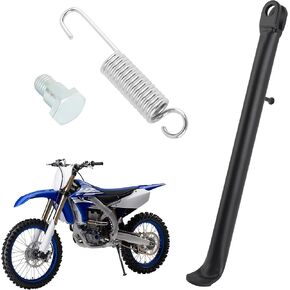 Dirt Bike Kickstand Set,Motorcycle Kickstand Replacement with Spring Screw for Foot Side Support,Professional Dirt Bike Accessories for 70cc 90cc 110cc 125cc 138cc Pit Dirt Bikes