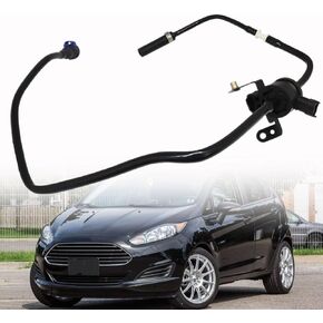 Priprilod Fuel Line Fuel Evaporative Emissions Line Hose Compatible With Ford Fiesta 2014 2015 2016 2017 2018 2019 1.6L Canister Purge Valve Solenoid VMV Hose Lines D2BZ-9C047-B D2BZ9C047F
