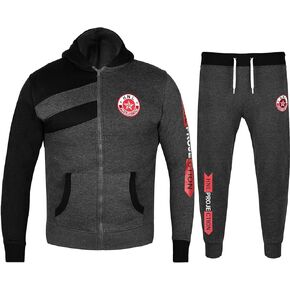 A2Z 4 Kids Girls Boys HNL Projection Tracksuit Zipped Top Bottom Comfortable Jogging Suit Set 7-13 Years