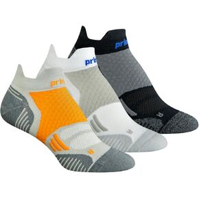 Prince - Running Athletic Performance Sports Compression Pickleball Cycling Walking Low Cut Ankle Socks Men Women 3 Pair Pack