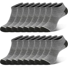 COOVAN 8 Pairs Mens Ankle Socks Low Cut Breathable Casual Socks for Men
