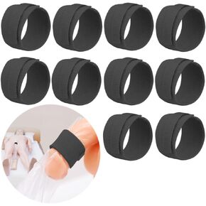 10 Pcs Male External Catheter Strap, Adjustable Urinary Incontinence Penile Clamp Fixer Reusable Holder Band Men - No More Leaking, Camel