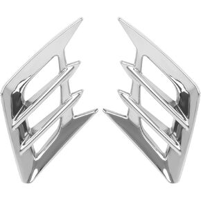 Rear Side Panel Vent Accent Decorative Trim Chrome Accessories Replacement for Honda Goldwing 1800 GL1800 2018-2021 ABS Plastic Motorcycle Frame Fairing Accessories