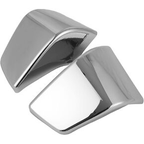 Battery Side Covers, Left Right Motorcycle Battery Side Panel Fairing Covers for ACE VT400 VT750 1997?2003 (Silver)
