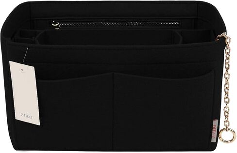 Purse Organizer Insert, Felt Purse Organizer with Zipper and Sewn Bottom Insert, Fit Speedy Neverfull Graceful,6 Sizes in Kuwait