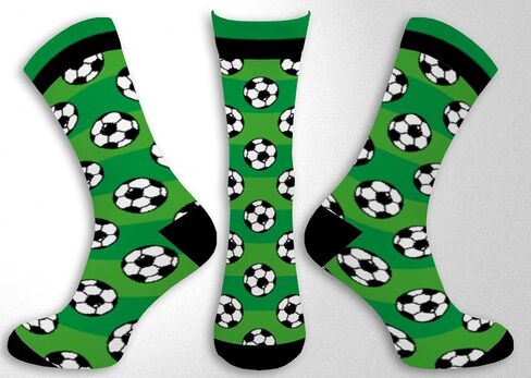 Euroscarves Sports-Themed Socks, Made in EU in Kuwait