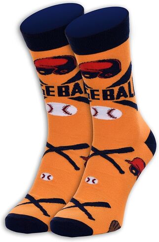 Euroscarves Sports-Themed Socks, Made in EU in Kuwait