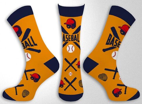 Euroscarves Sports-Themed Socks, Made in EU in Kuwait