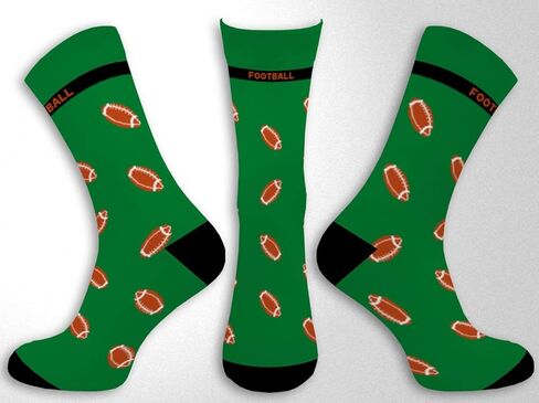 Euroscarves Sports-Themed Socks, Made in EU in Kuwait