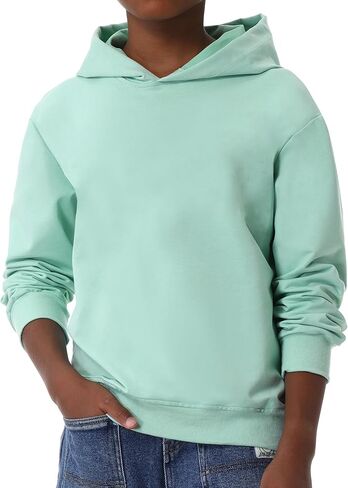 EXARUS 3 Pack Boys Hoodie Letter Print Sweatshirt Kids Hooded Pullover Graphic Long Sleeve Teen Casual School 6-14Y in Kuwait