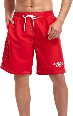 Adoretex Men's Guard Swimsuit Board Shorts Swim Trunks Mesh Liner in Saudi Arabia