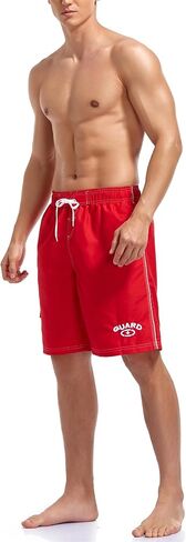 Adoretex Men's Guard Swimsuit Board Shorts Swim Trunks Mesh Liner in Saudi Arabia