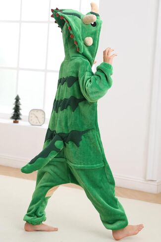 DarkCom Kids Animal Onesie,Women and Mens Cosplay Pentaceratops Onesie Halloween Costume Christmas Pajamas Sleepwear in Saudi Arabia