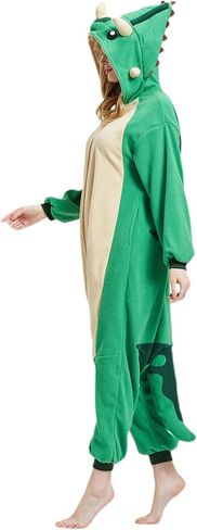 DarkCom Kids Animal Onesie,Women and Mens Cosplay Pentaceratops Onesie Halloween Costume Christmas Pajamas Sleepwear in Saudi Arabia