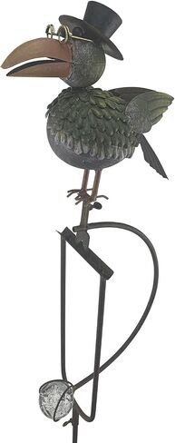 Red Carpet Studios Balancing Bird Garden Rocker Wind Sculpture, Medium, Owl in Saudi Arabia