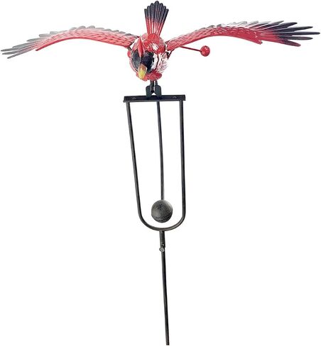 Red Carpet Studios Balancing Bird Garden Rocker Wind Sculpture, Medium, Owl in Saudi Arabia