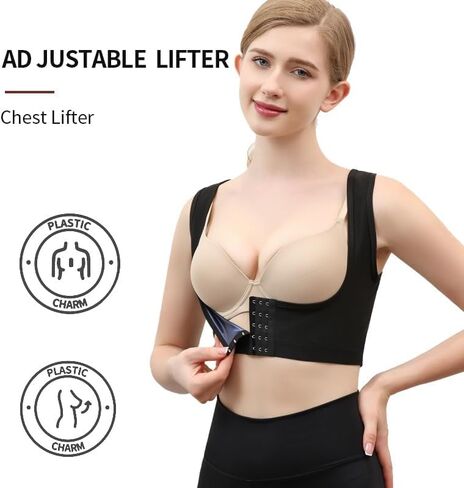 Shaper for Women Sleeveless Posture Corrector Shapewear Tops Shoulder and Arm Compression Sleeve in Saudi Arabia