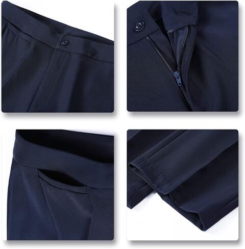 YYNUDA Women's Business 2 Piece Office Work Suit Set Single Breasted Solid Blazer Jacket and Pants in Kuwait