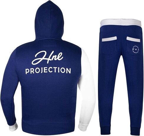 A2Z 4 Kids Girls Boys HNL Projection Tracksuit Zipped Top Bottom Comfortable Jogging Suit Set 7-13 Years in Saudi Arabia