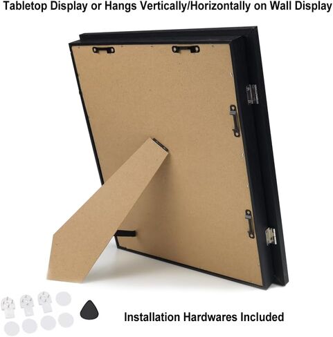 2 Pack Kids Art Frames Changeable Display 8.5x11 with Mat or 10x12.5 without Mat, Front Opening Kid Artwork Picture Frame Great for Children's Drawings Art Crafts Projects Storage and Display in Saudi Arabia